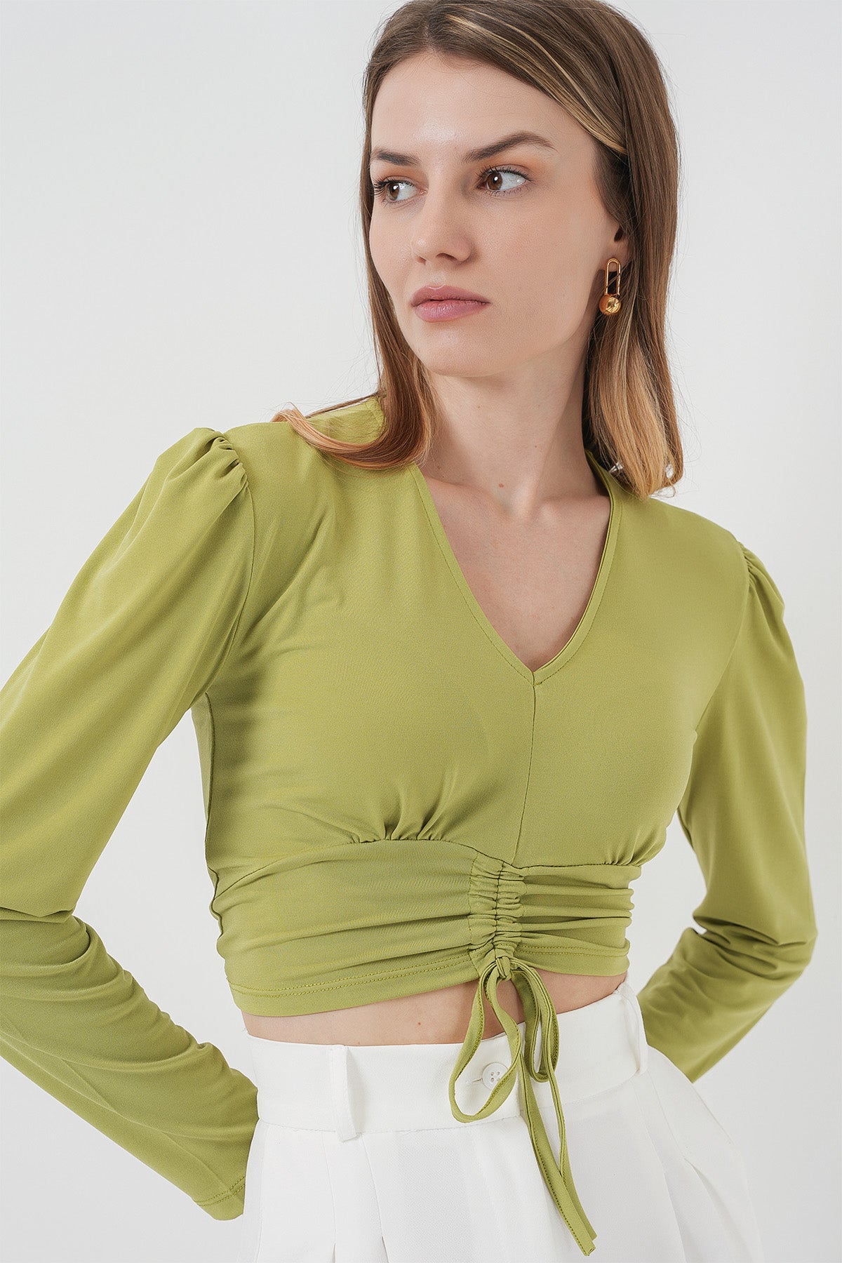 Green Women Blouse