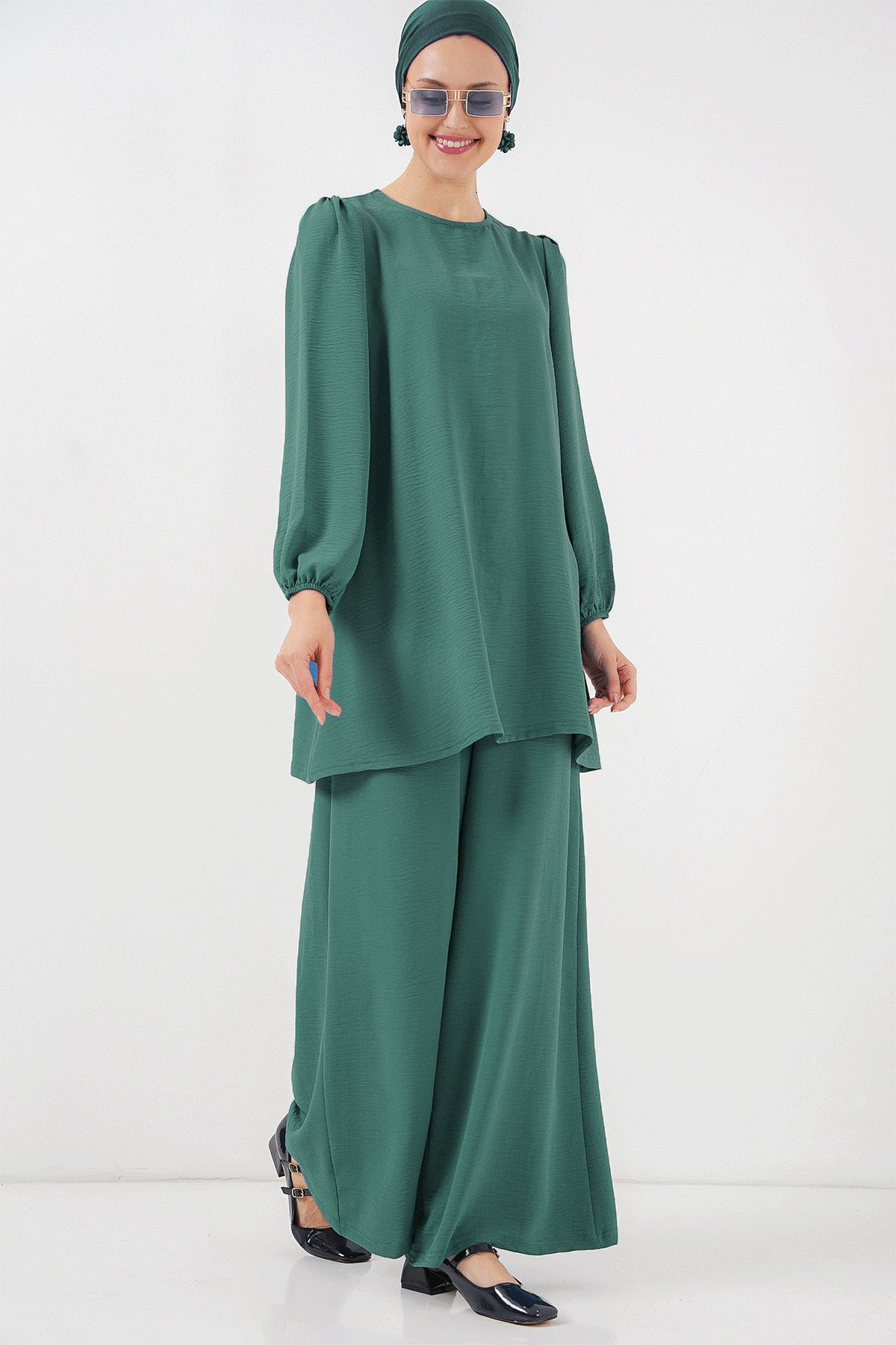 Mint Women Top and Bottom Set
