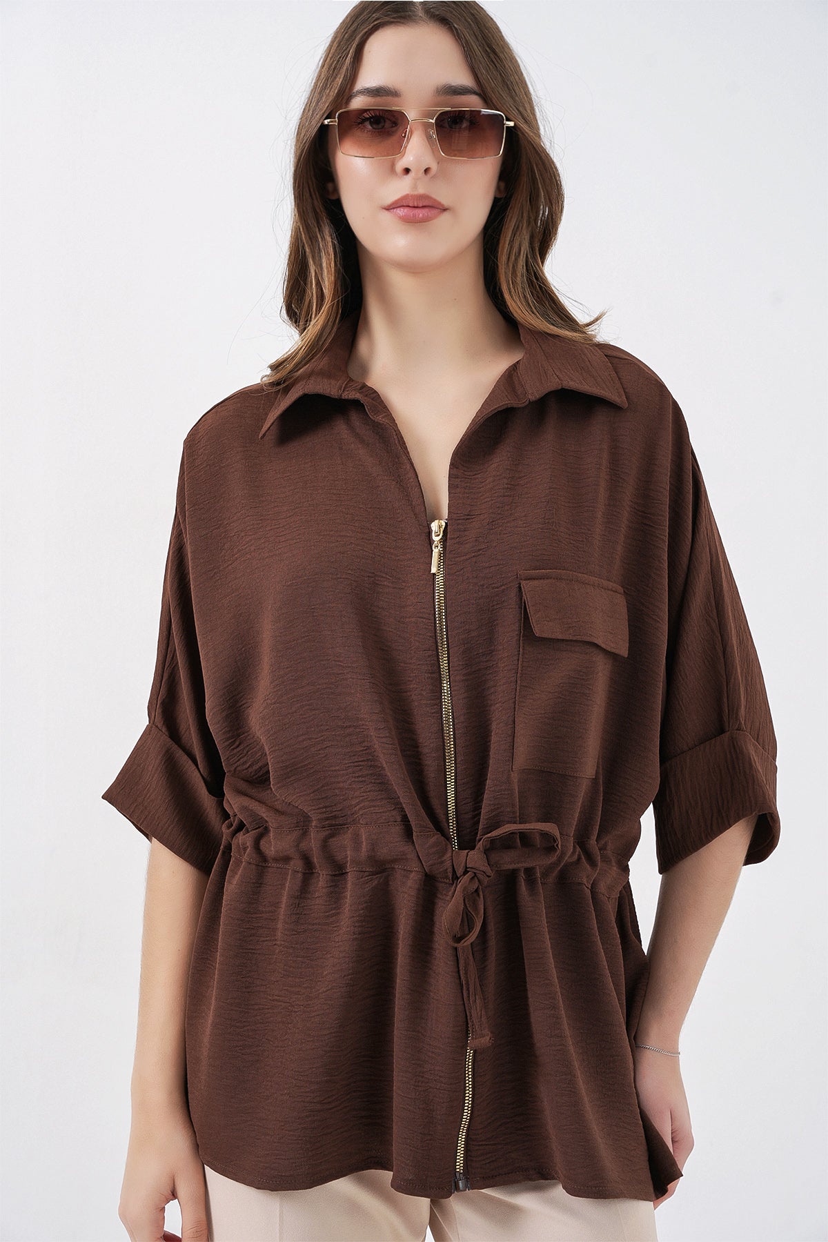 Brown Women Shirt