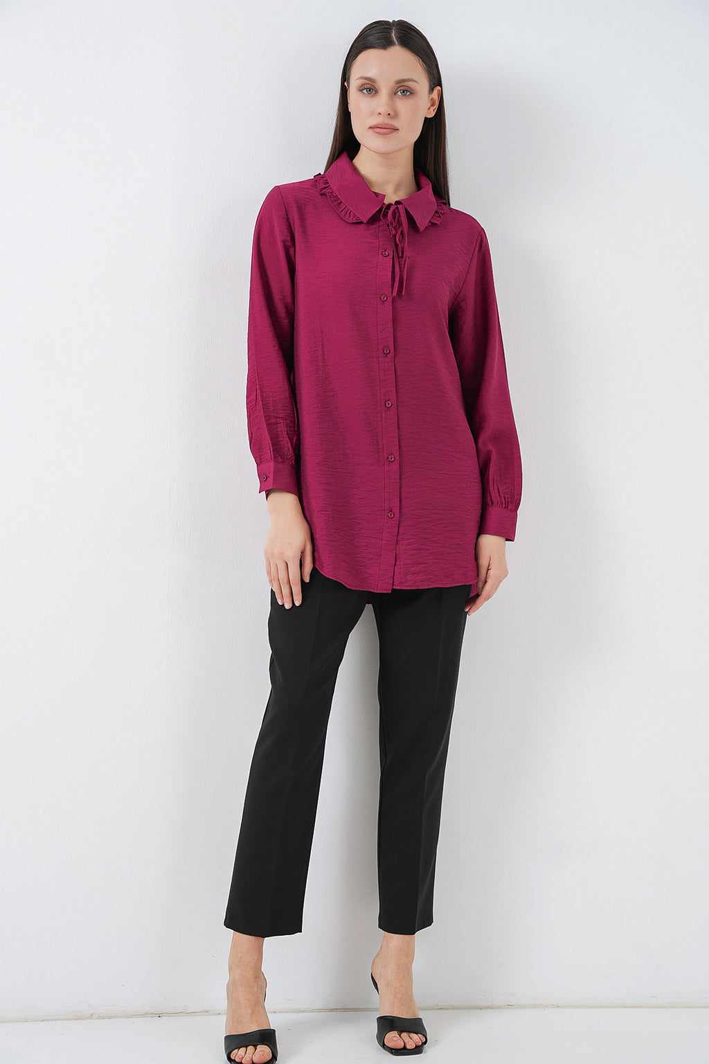 Burgundy Women Tunic
