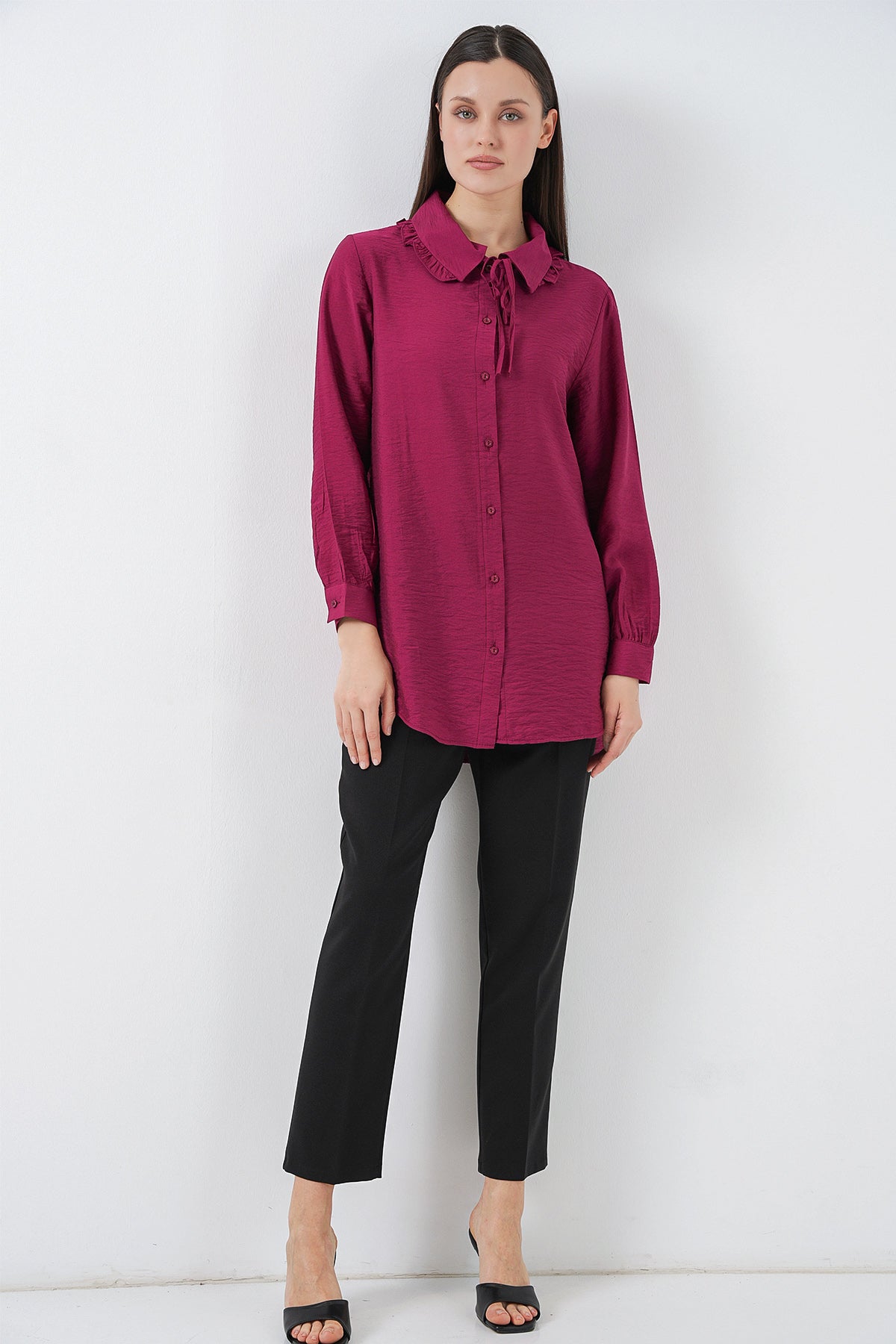 Burgundy Women Tunic