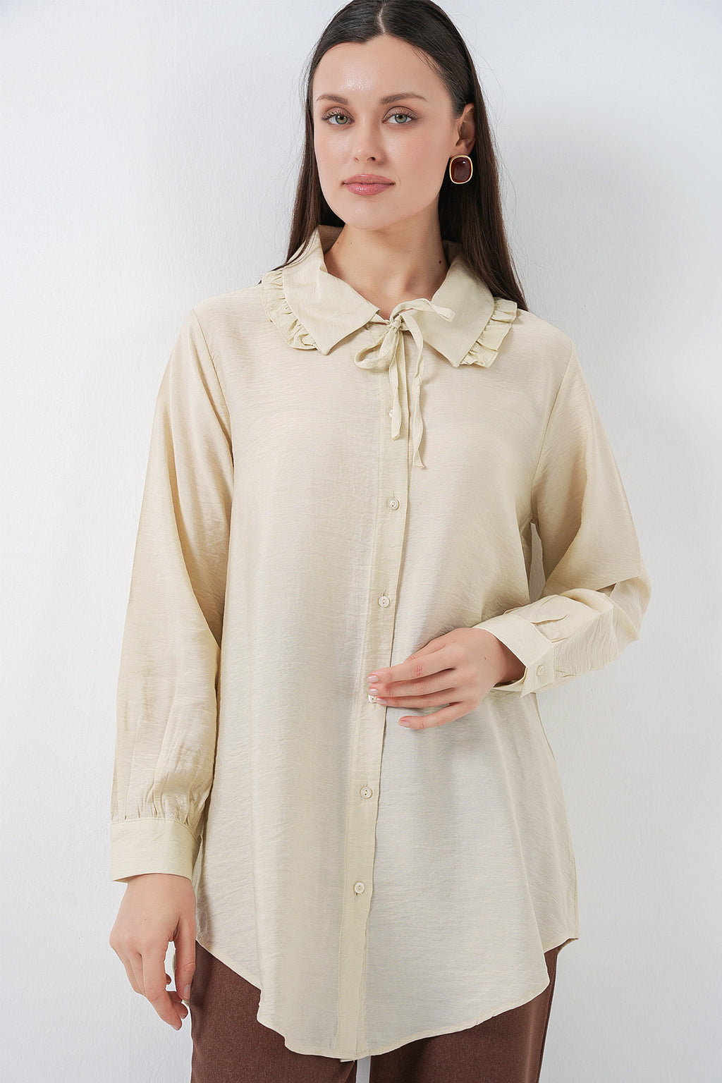 Ecru Women Tunic