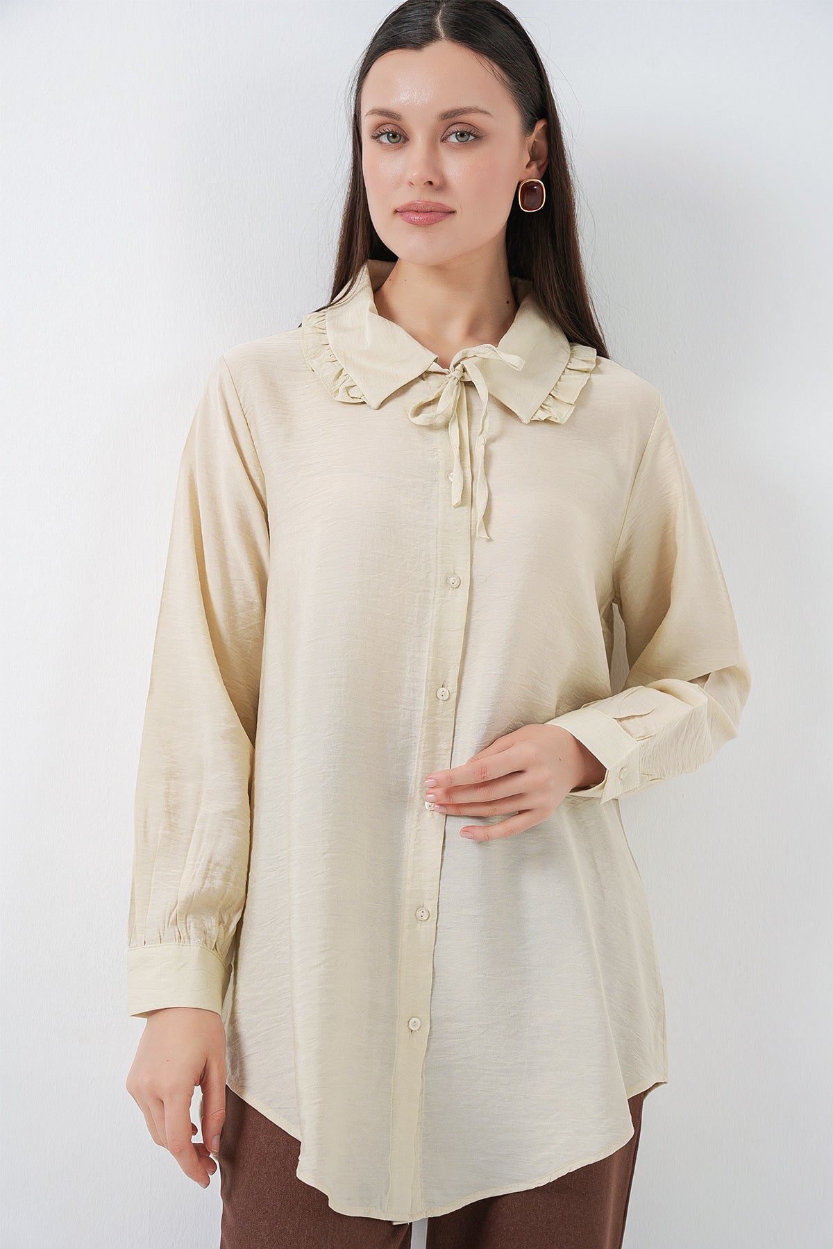 Ecru Women Tunic