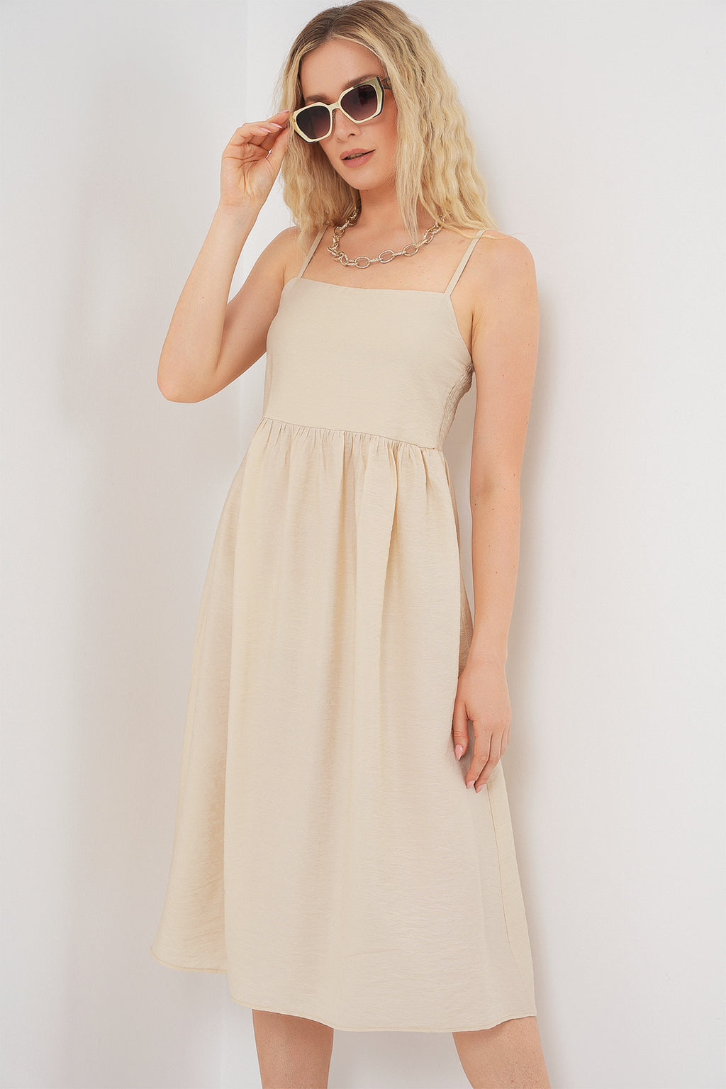 Cream Women Dress