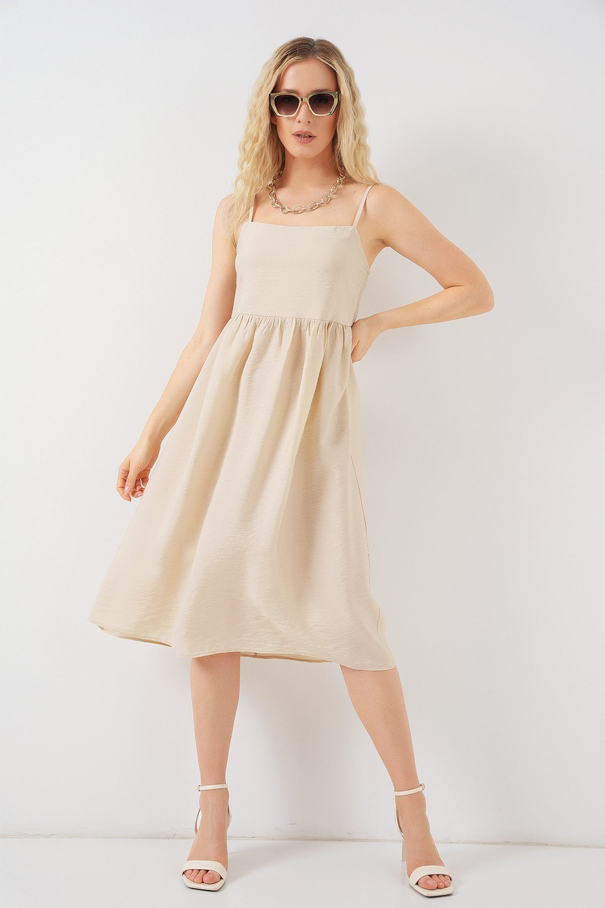 Cream Women Dress