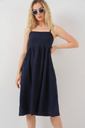 Navy Blue Women Dress