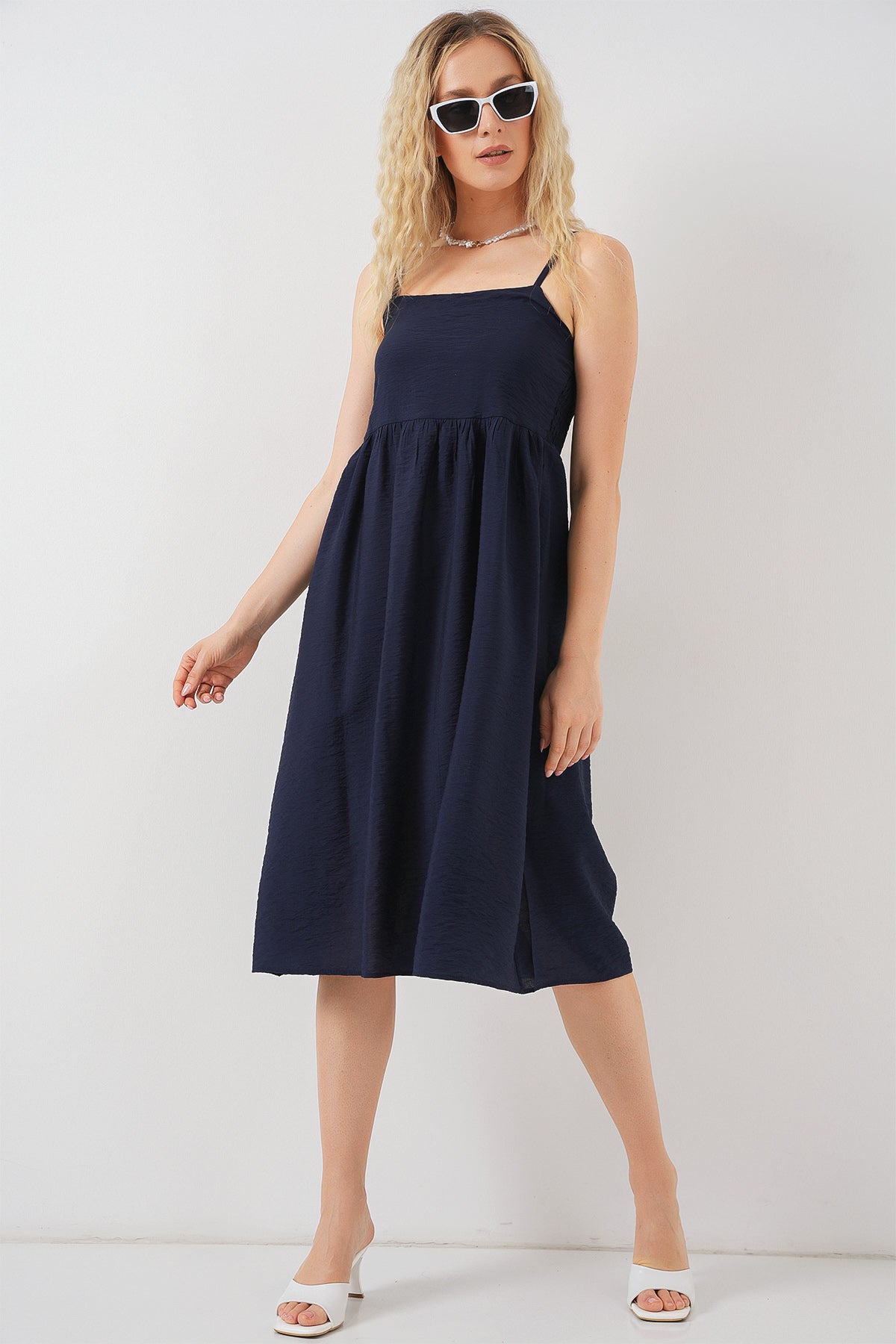 Navy Blue Women Dress