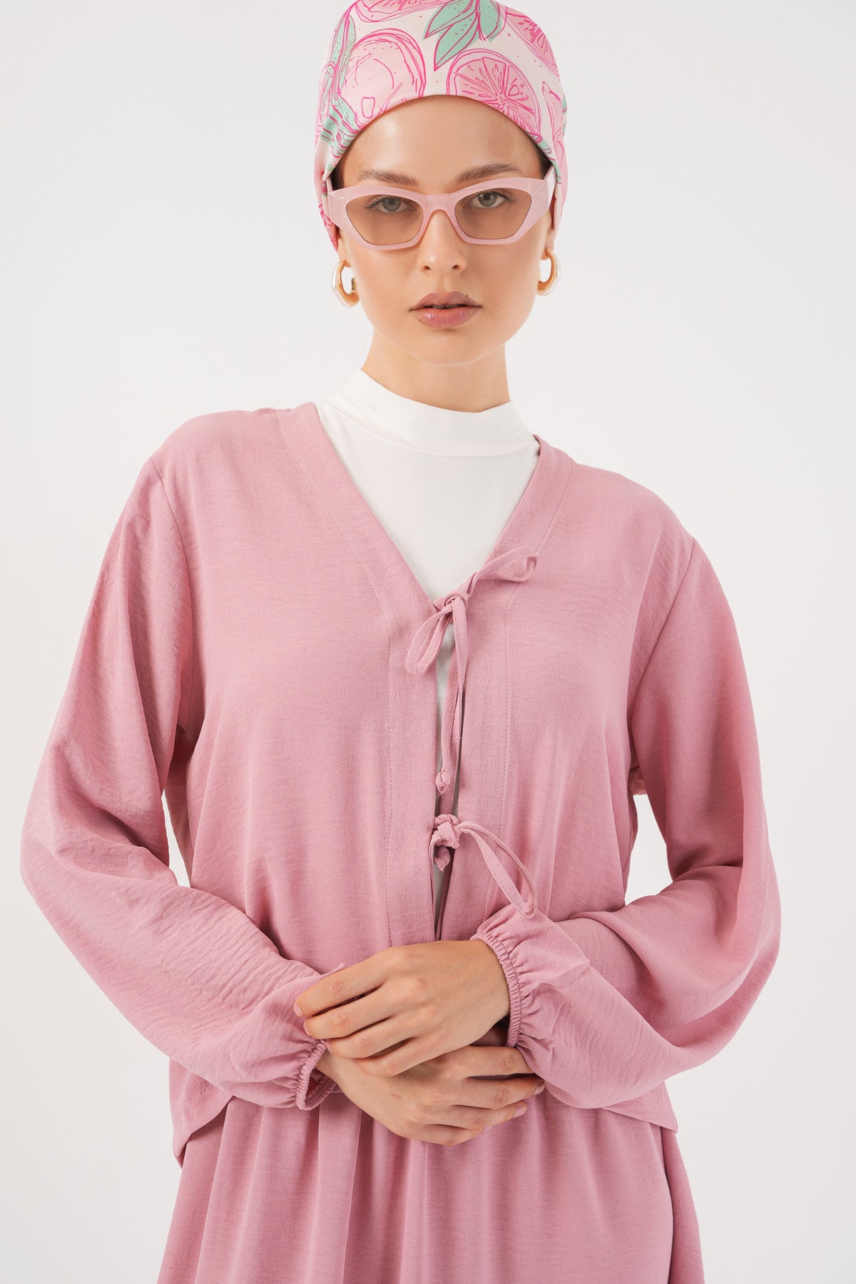 Pink Women Top and Bottom Set