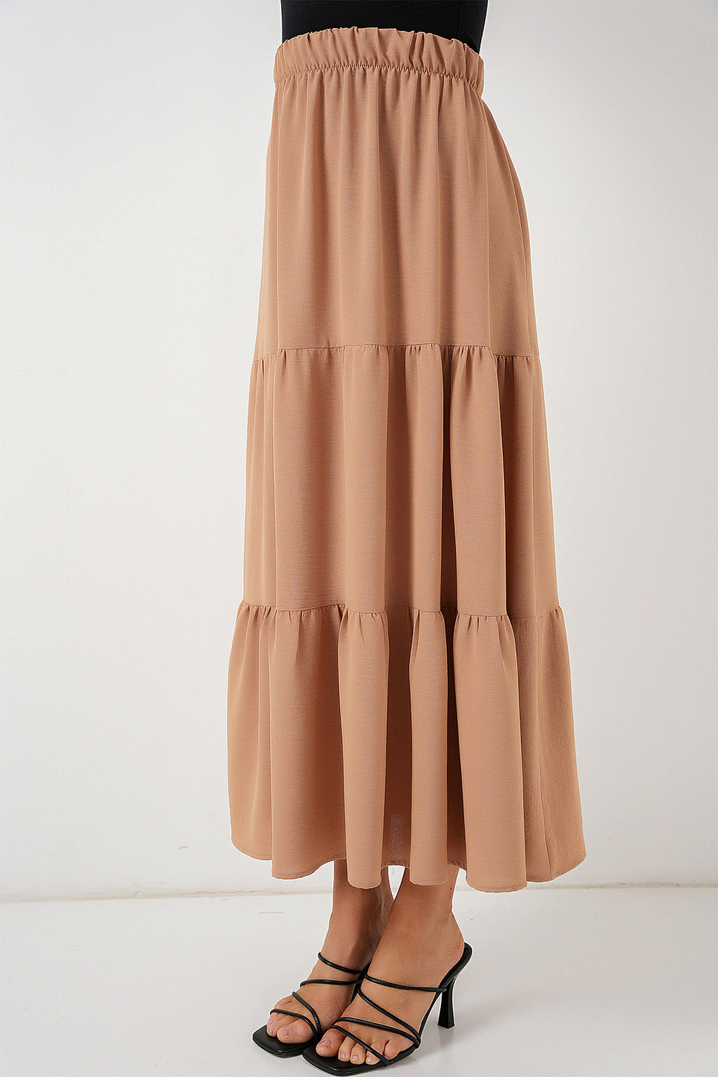 Beige Women Skirt