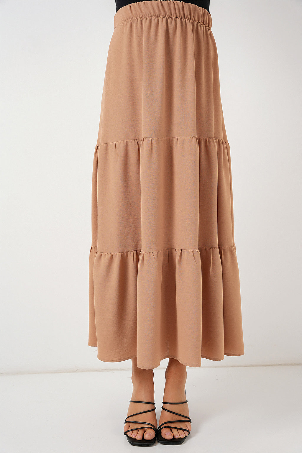 Beige Women Skirt