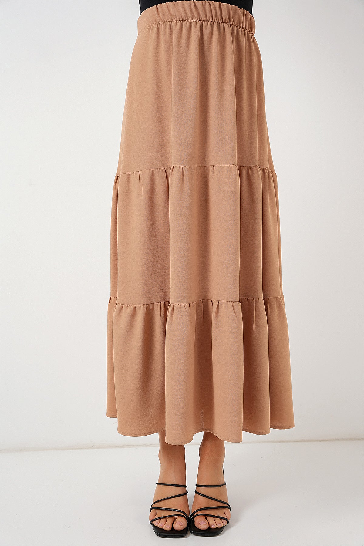 Beige Women Skirt