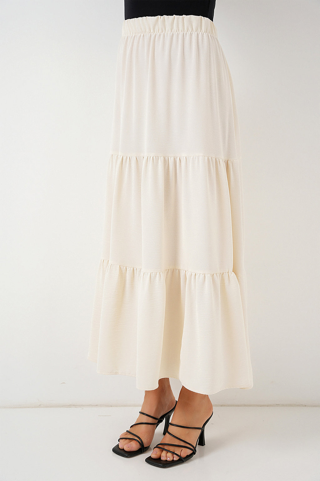 Cream Women Skirt