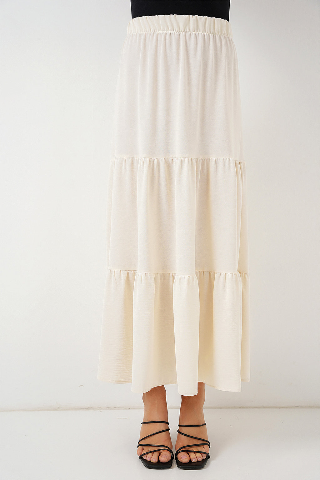 Cream Women Skirt