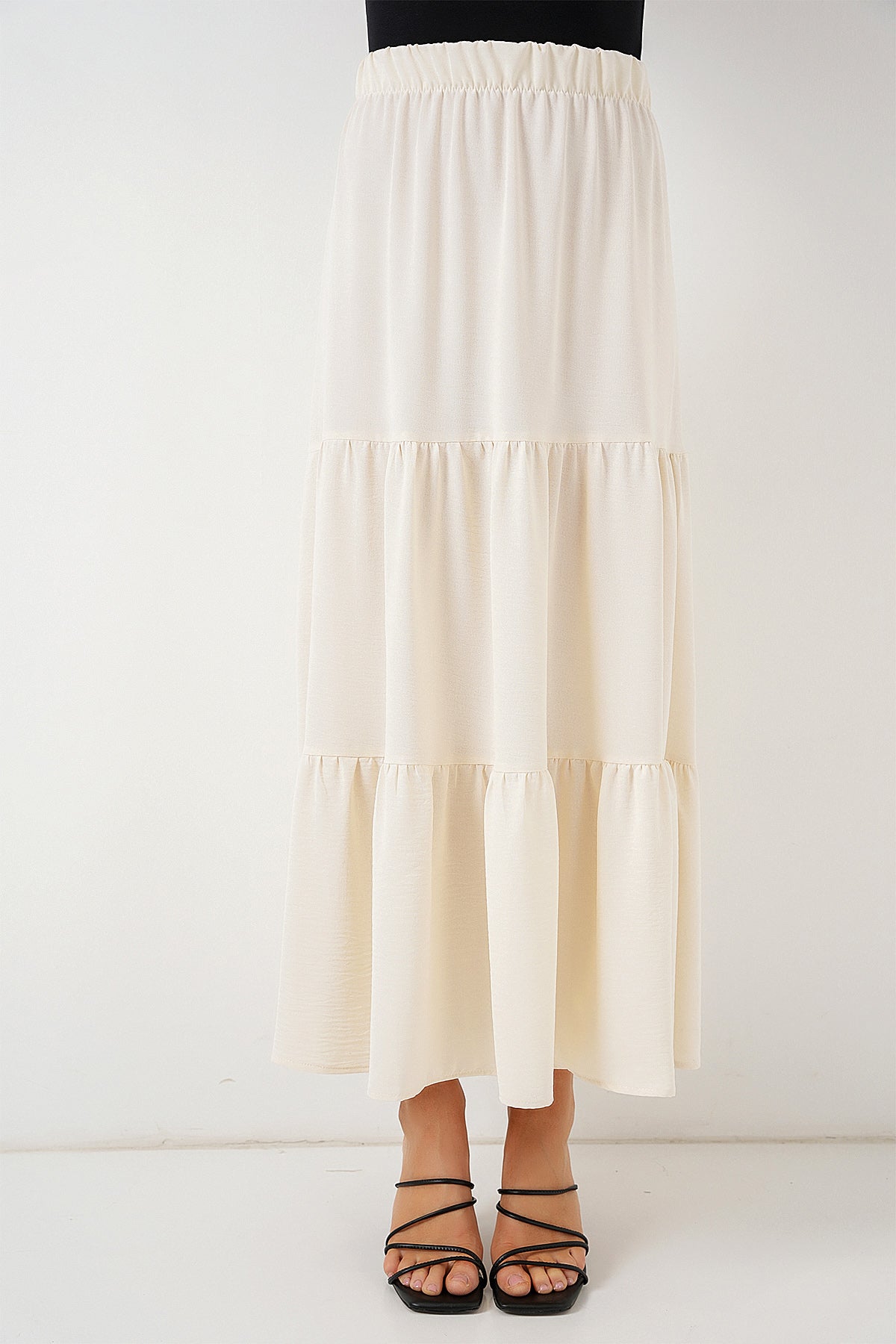 Cream Women Skirt