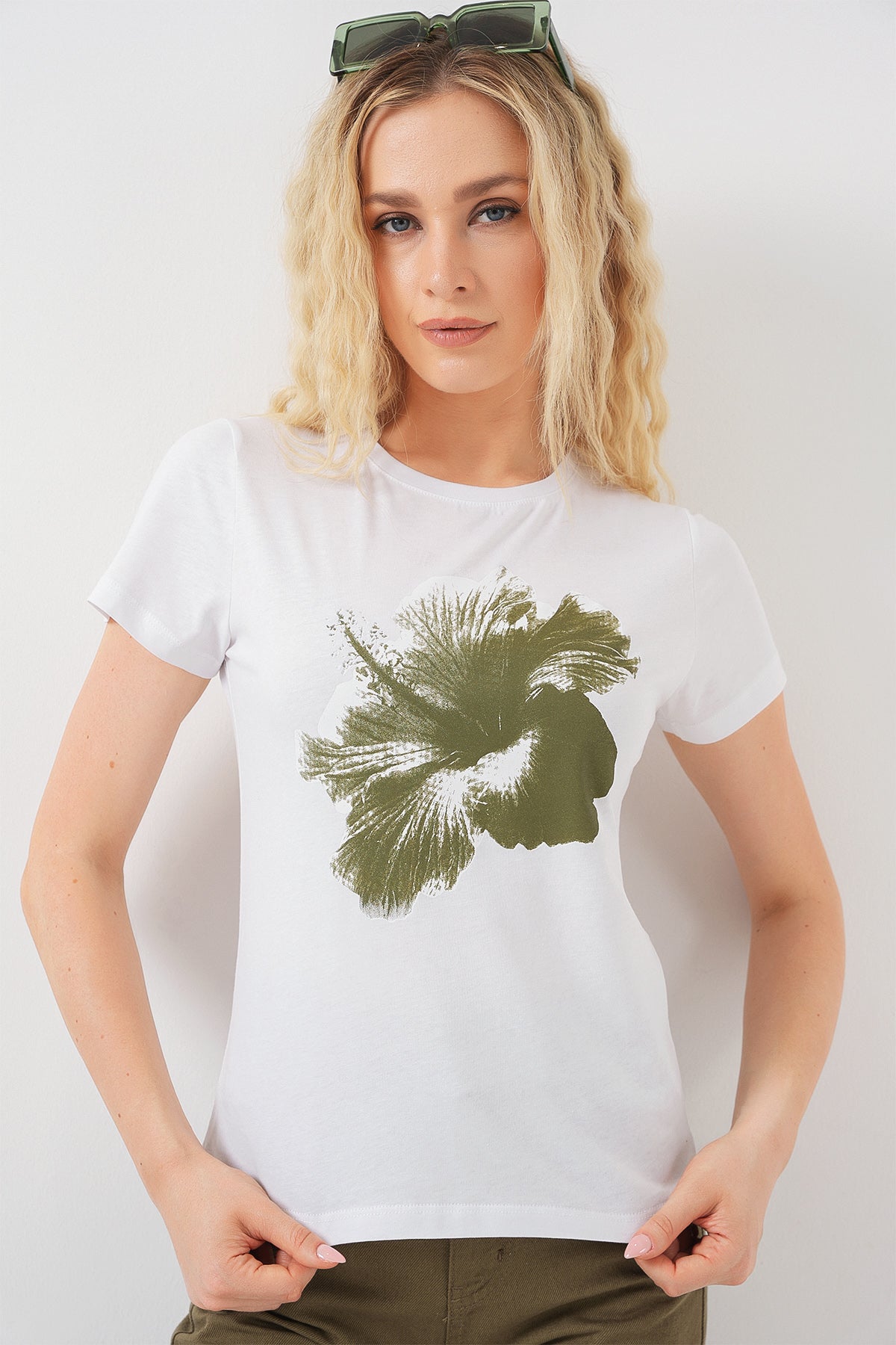 Khaki Women T-shirt