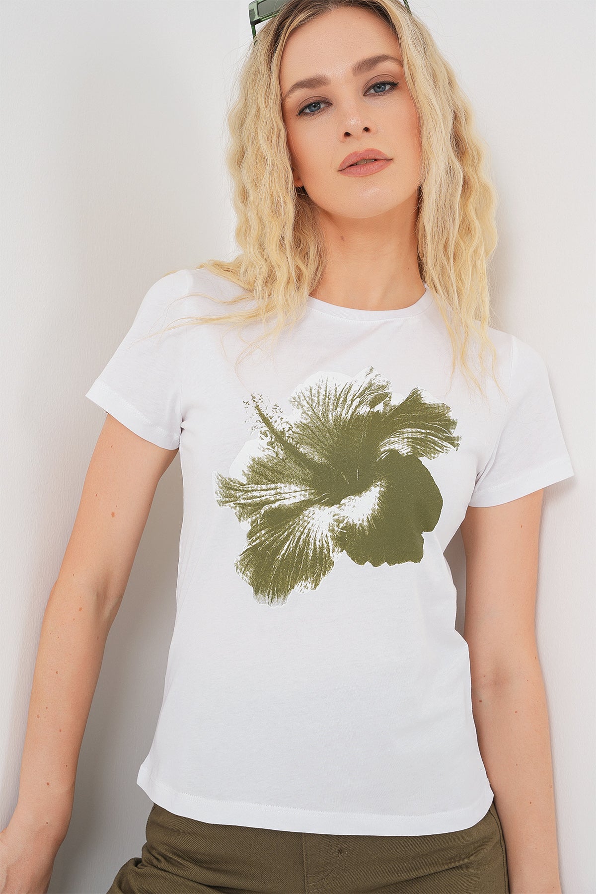 Khaki Women T-shirt