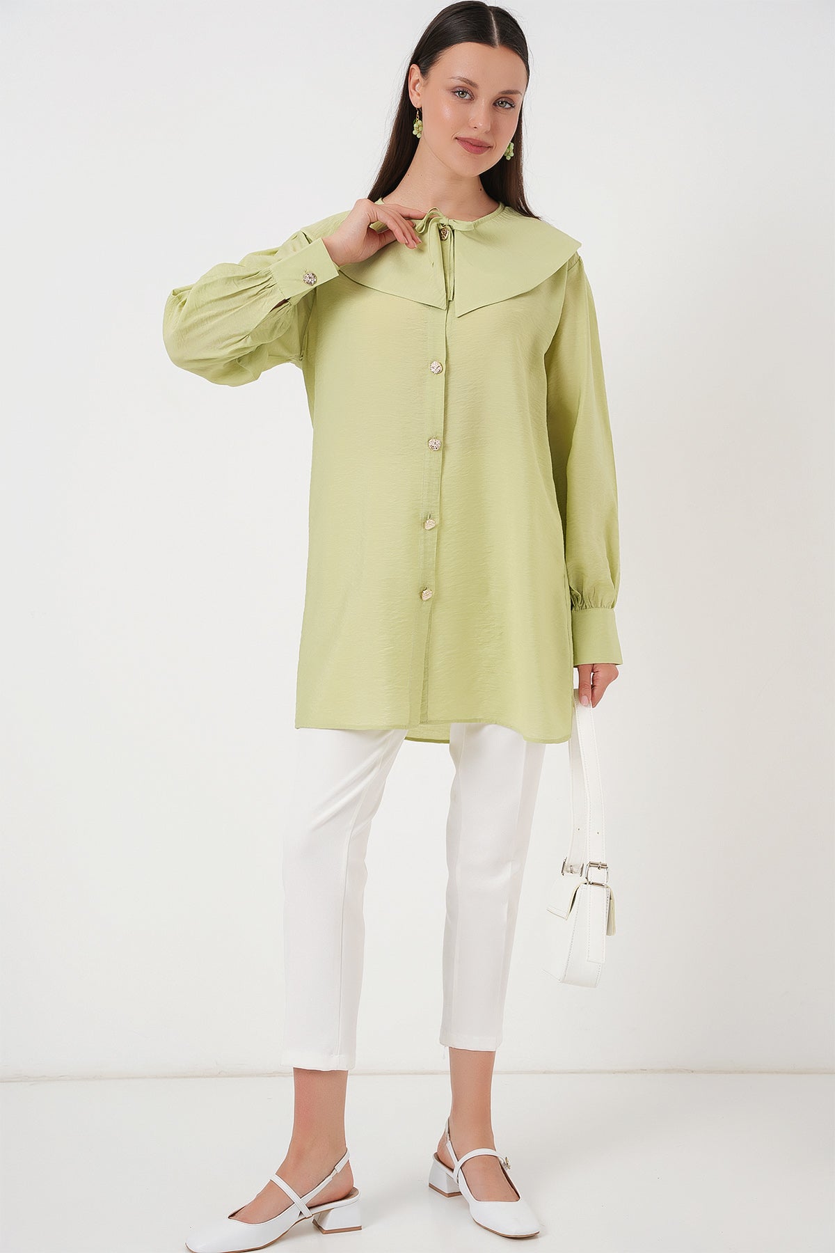 Green Women Tunic