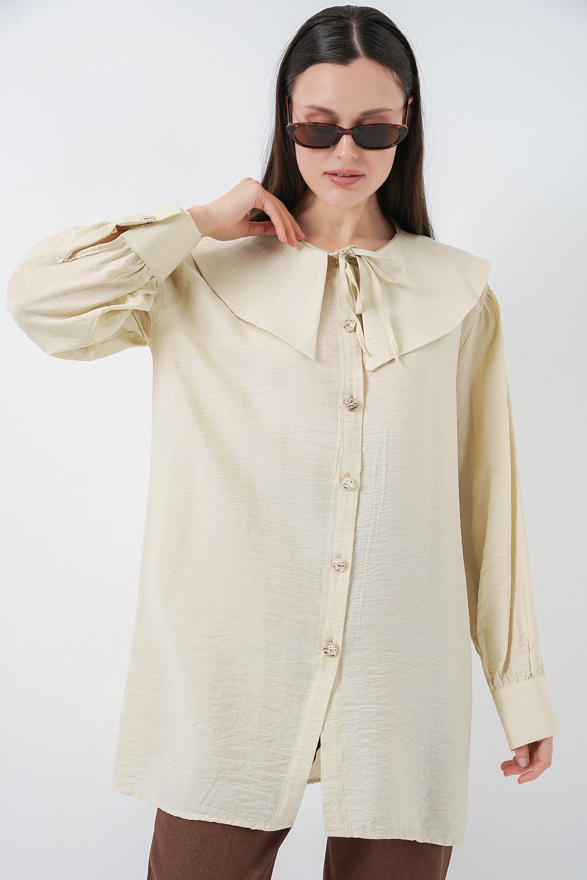 Ecru Women Tunic