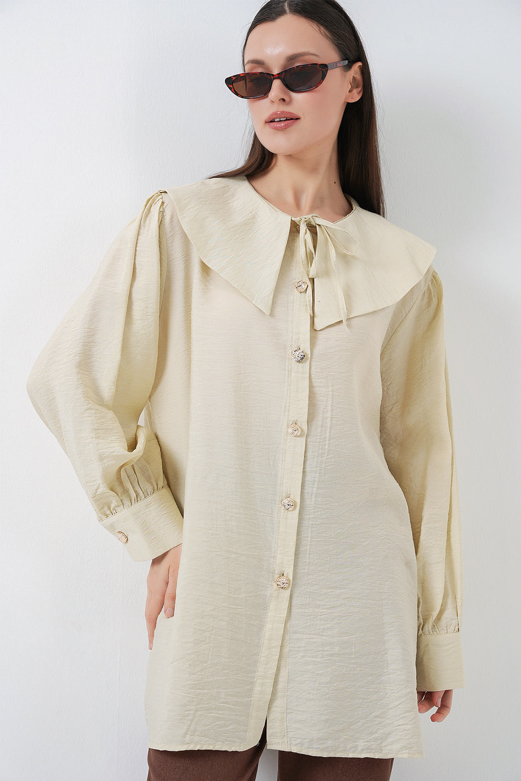Ecru Women Tunic