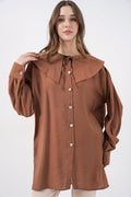 Milky Brown Women Tunic