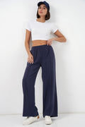 Navy Blue Women Pants