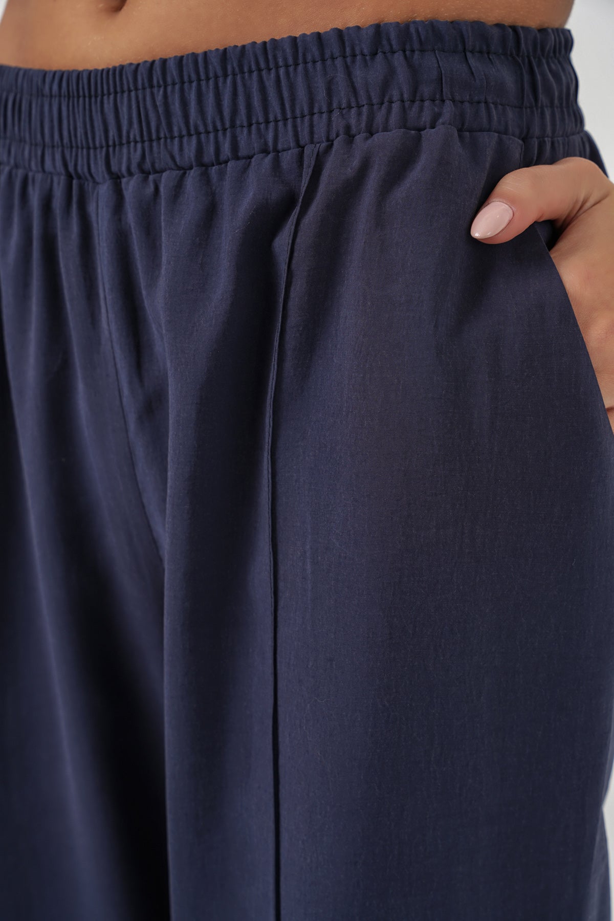 Navy Blue Women Pants