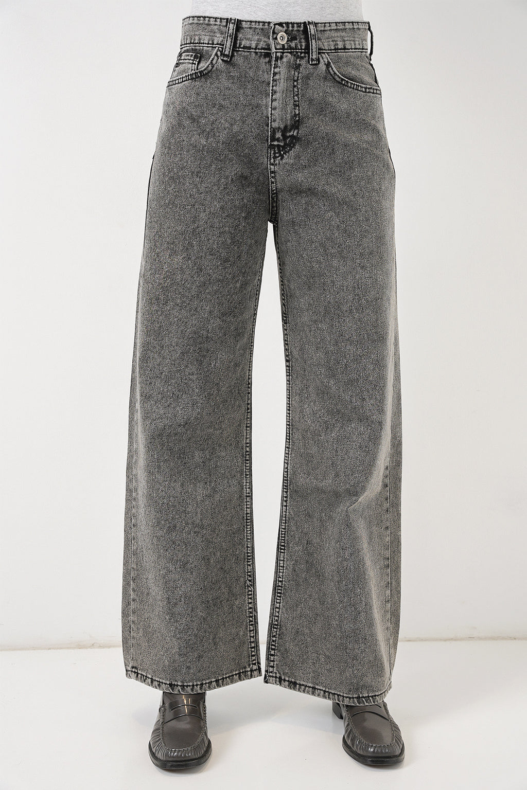 Grey Women Pants