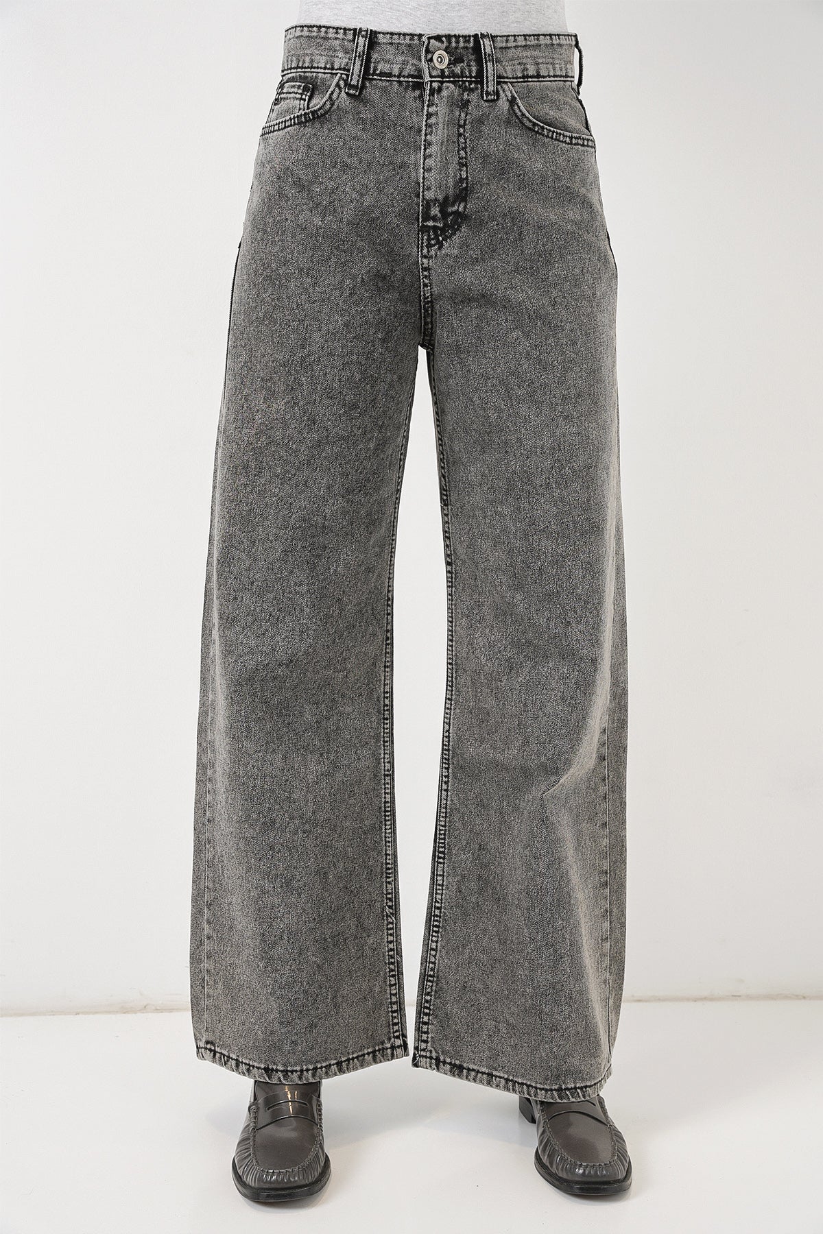 Grey Women Pants