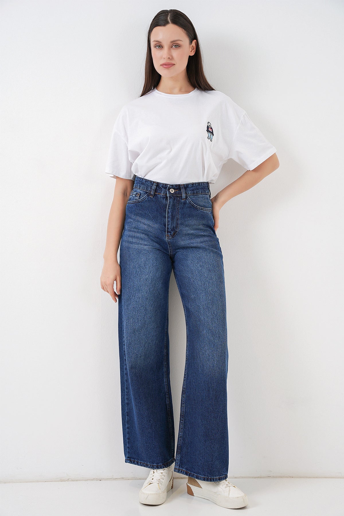 Navy Blue Women Pants