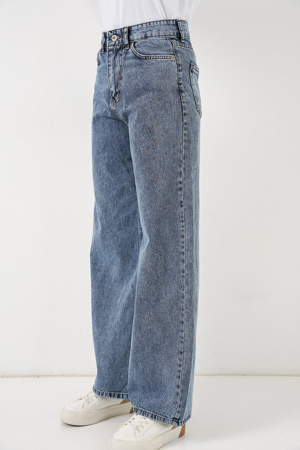 Blue Women Pants