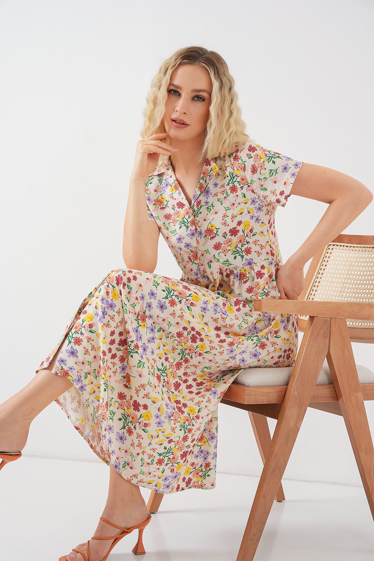 Cream Women Dress