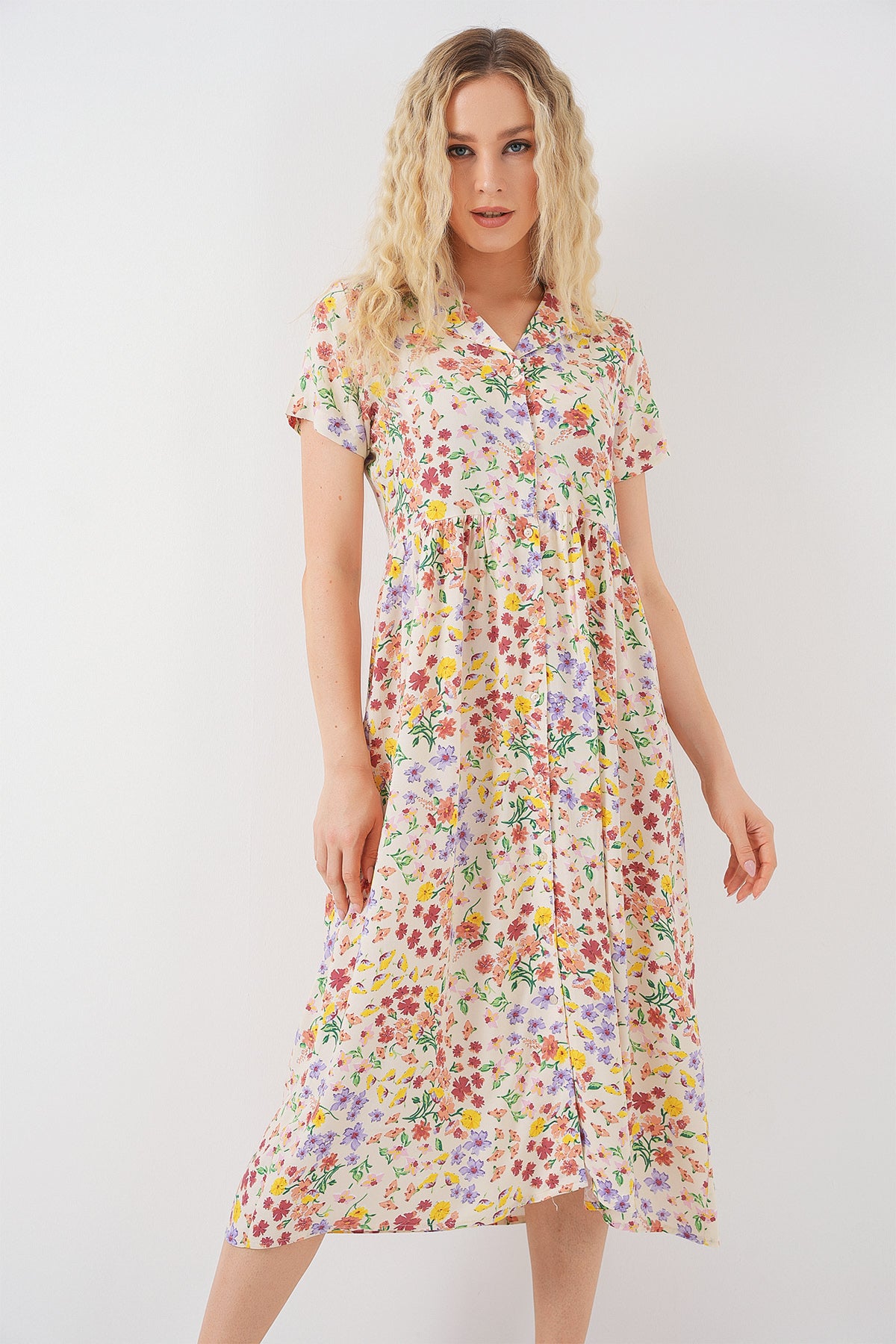 Cream Women Dress