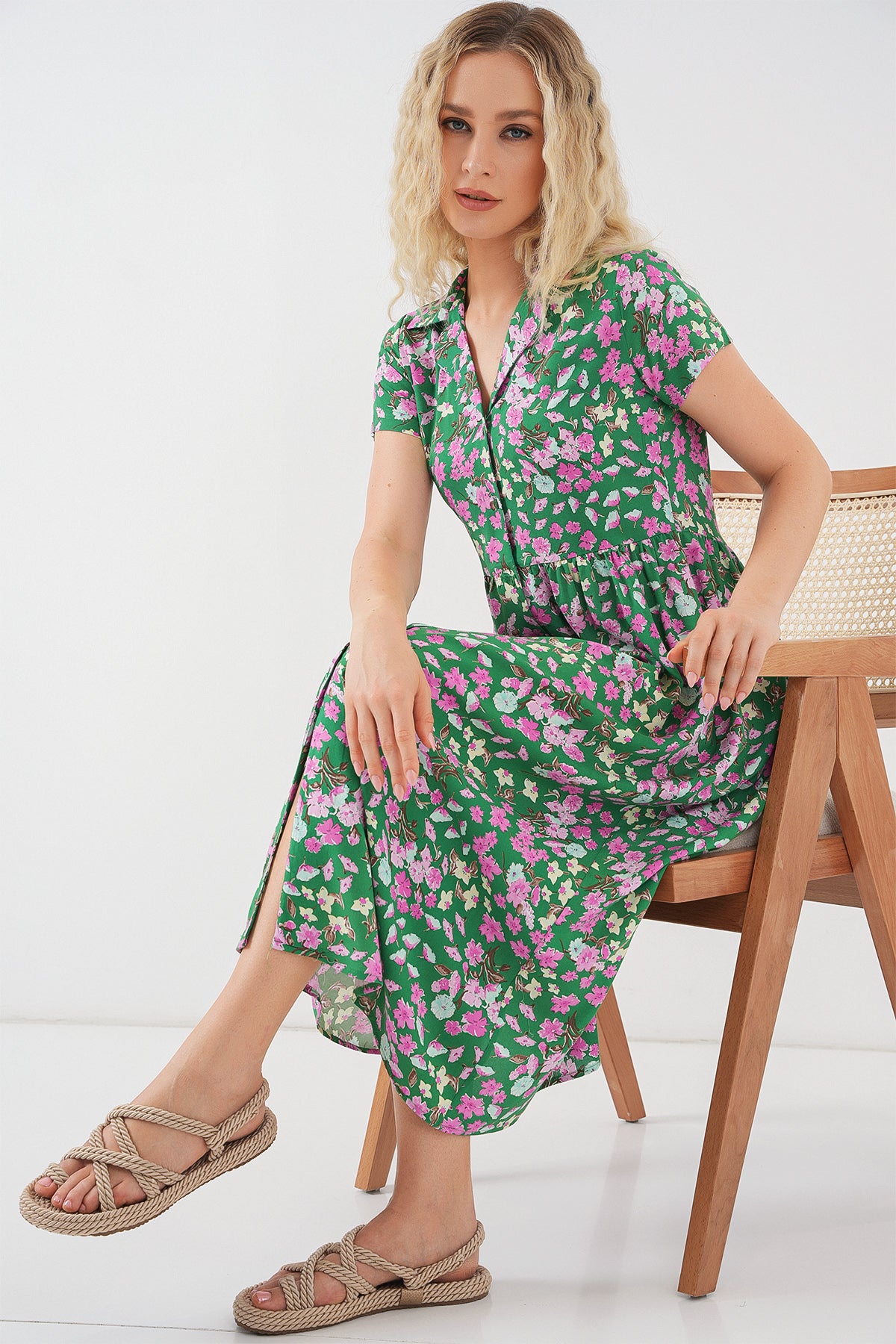 Green Women Dress