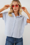 Blue Women Shirt