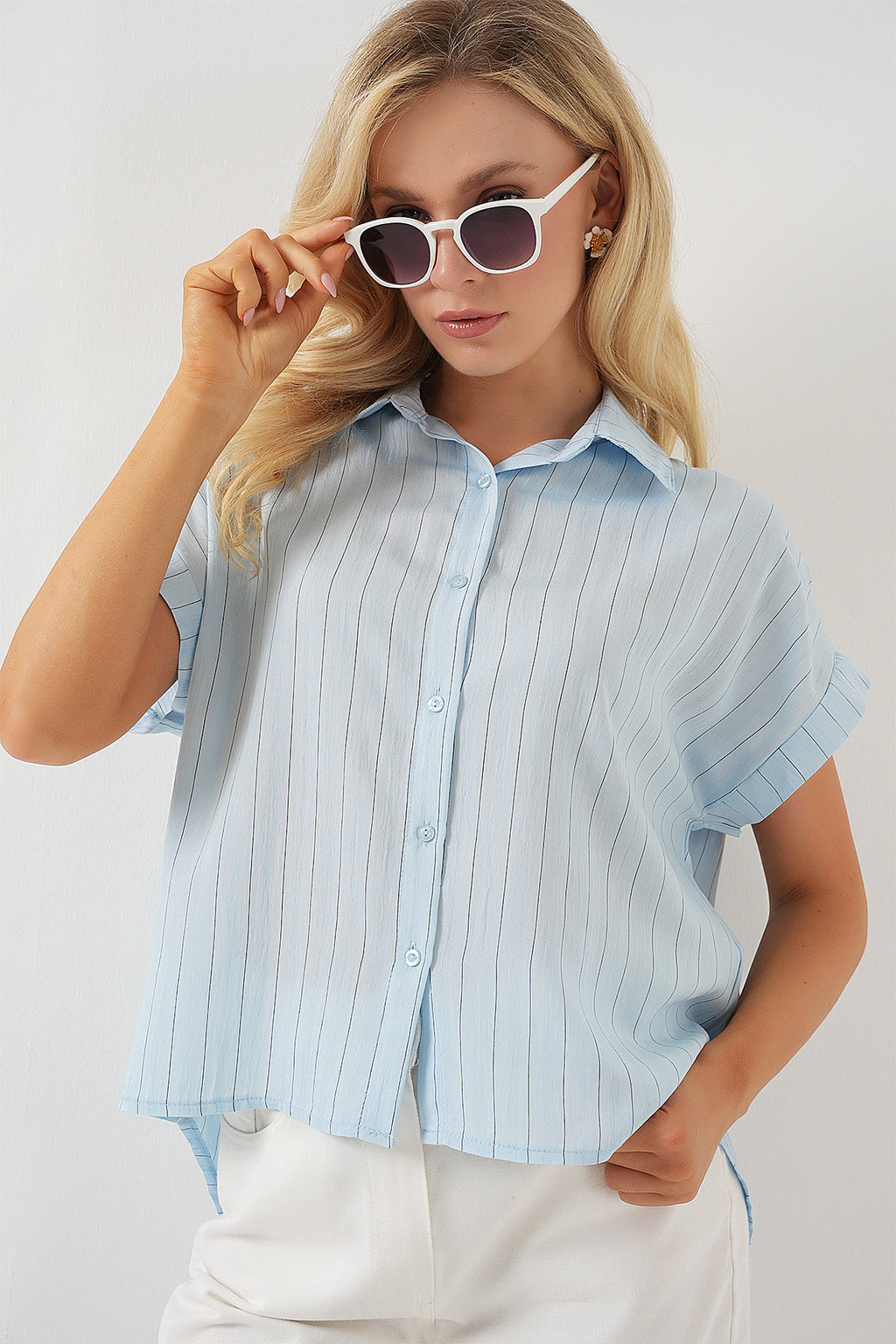 Blue Women Shirt