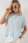 Blue Women Shirt