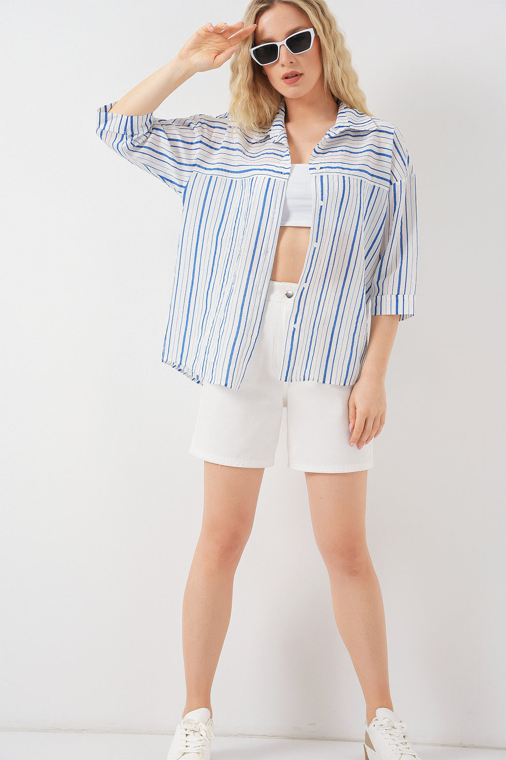 Blue Women Shirt