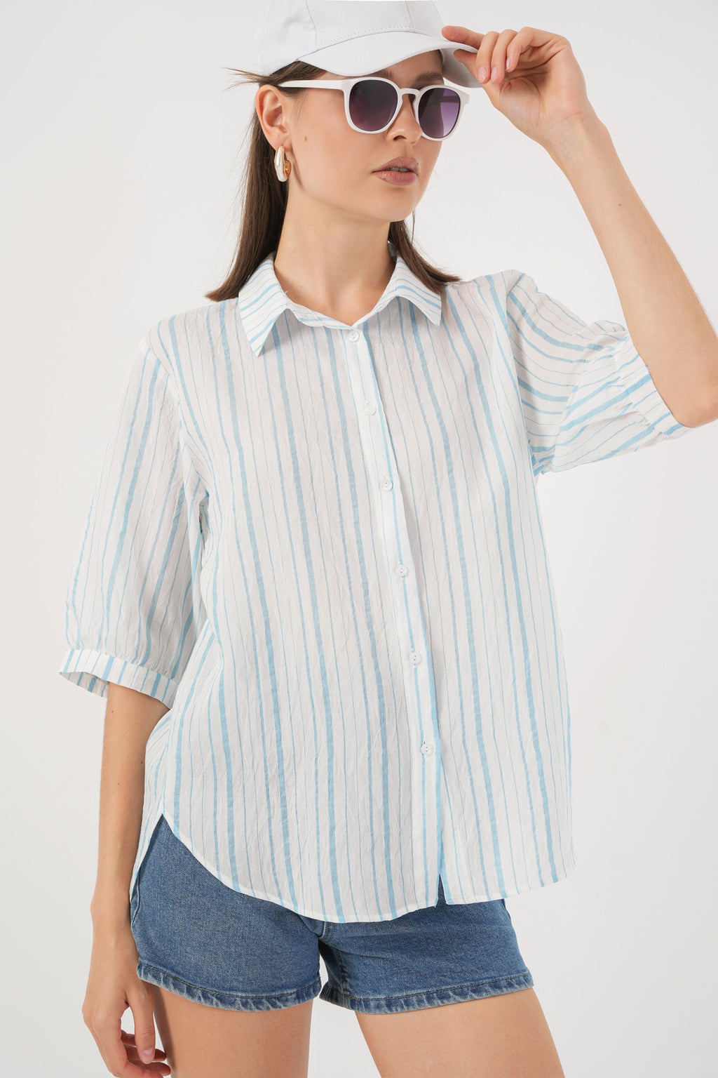 Blue Women Shirt