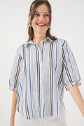 Navy Blue Women Shirt