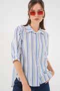 Blue Women Shirt