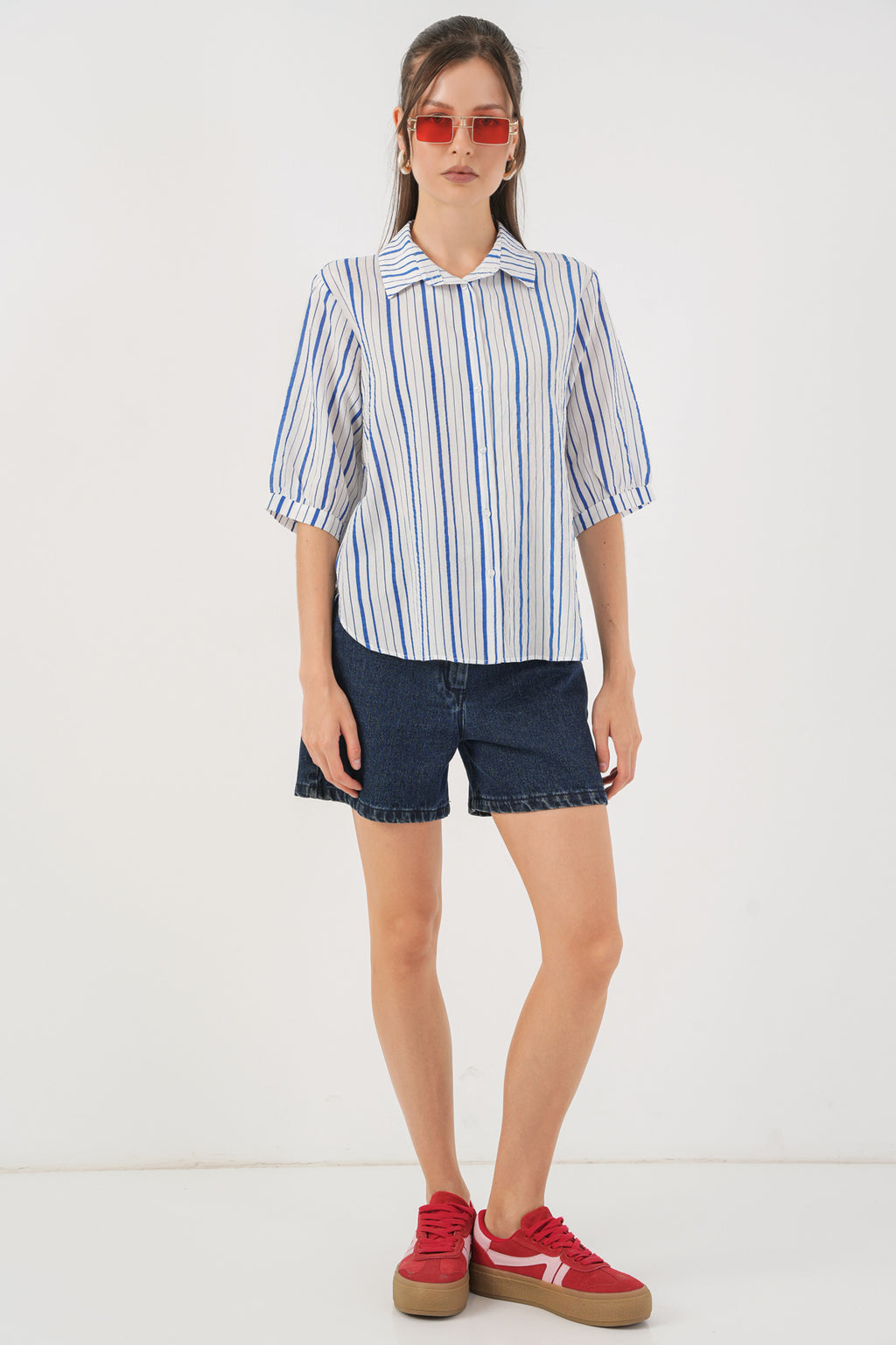 Blue Women Shirt