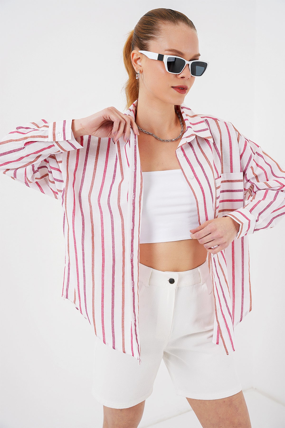 Red Women Shirt