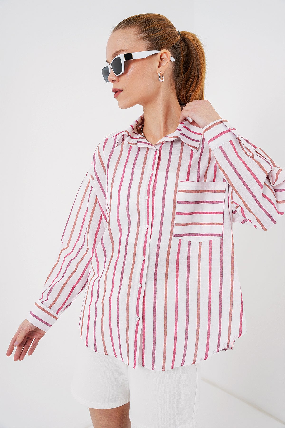 Red Women Shirt