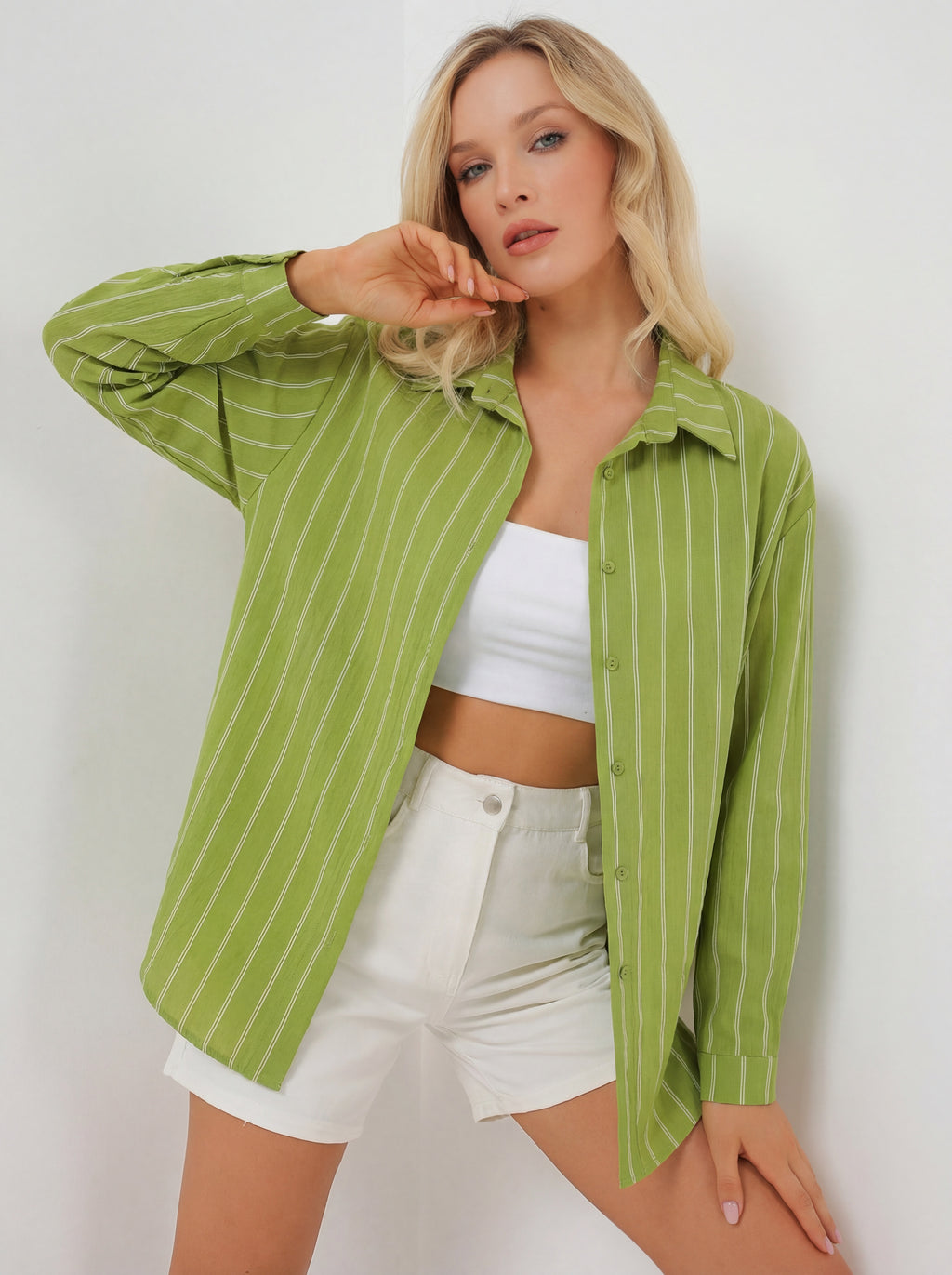 Green Women Shirt
