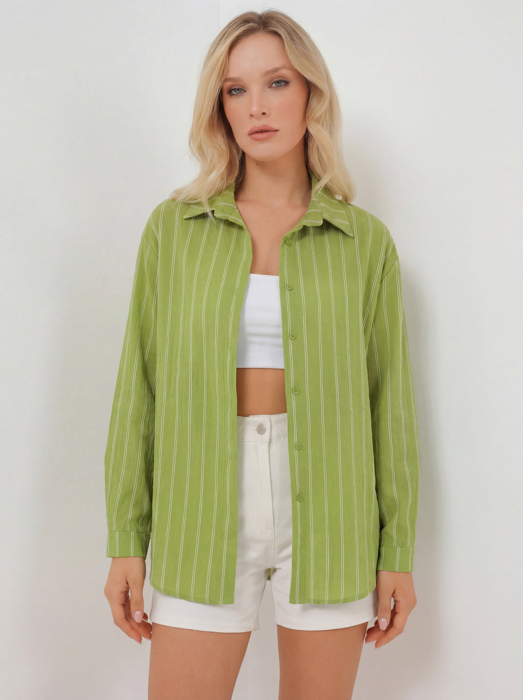 Green Women Shirt