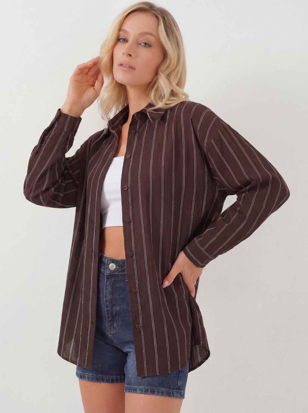 Brown Women Shirt