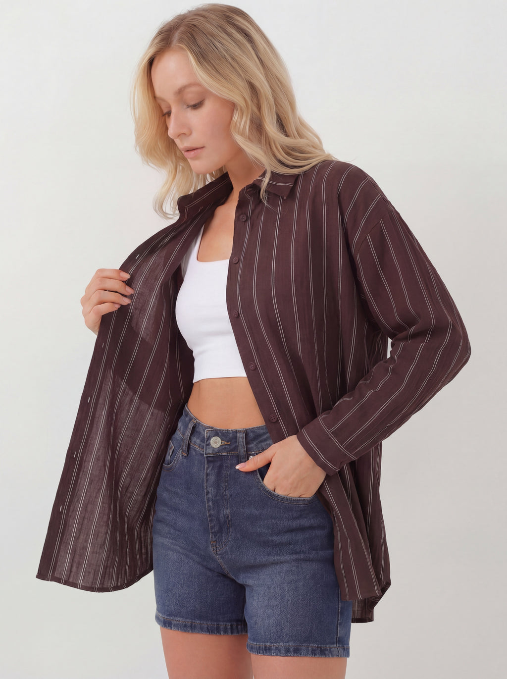 Brown Women Shirt