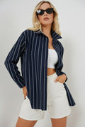 Navy Blue Women Shirt