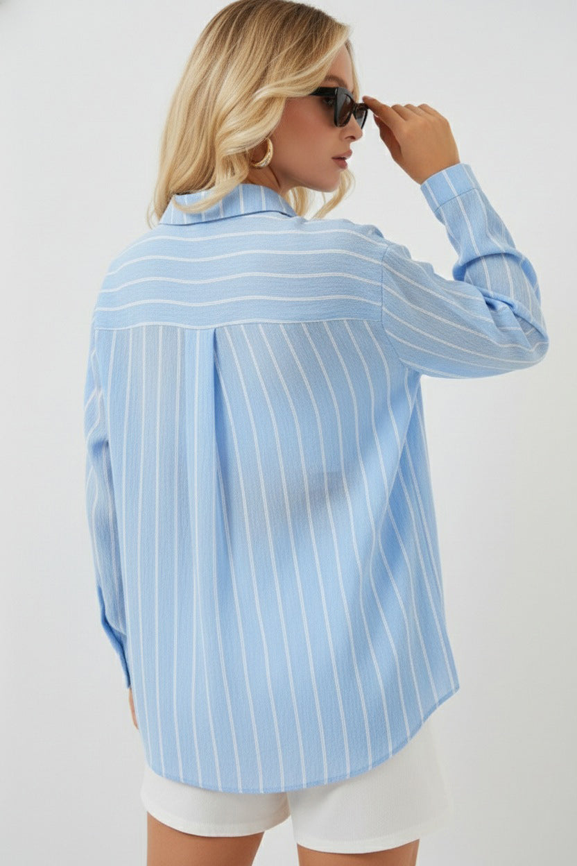 Blue Women Shirt