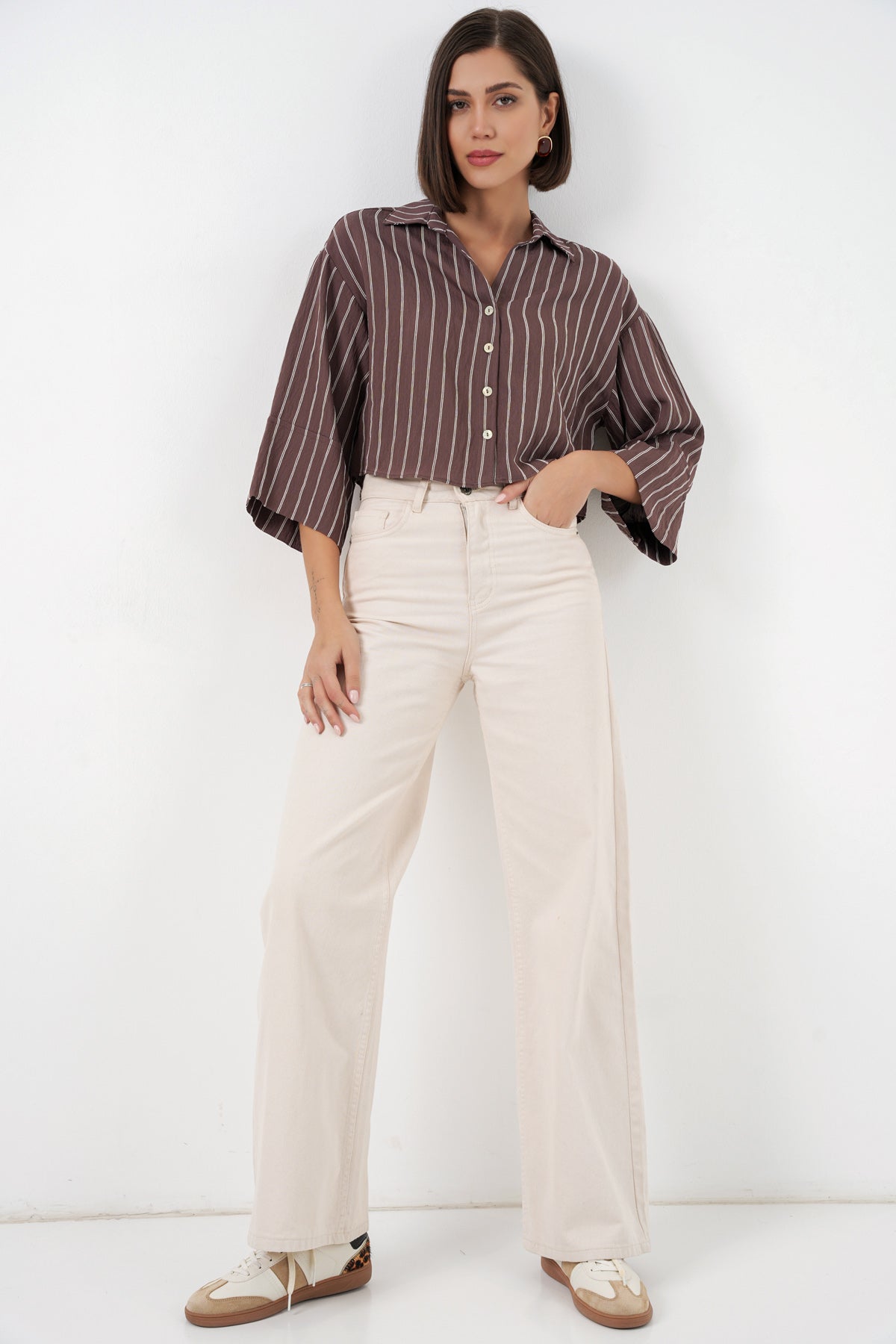 Brown Women Shirt